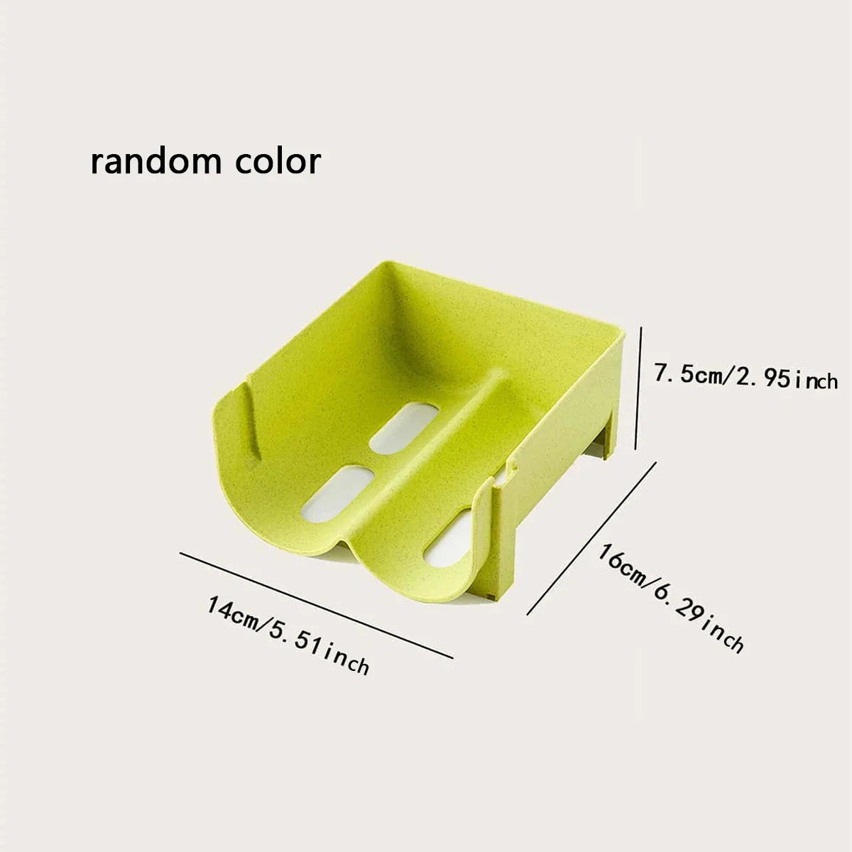 3pcs- Wheat straw refrigerator storage rack